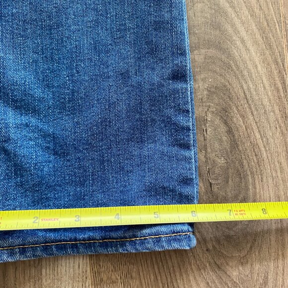 GAP Mid-Blue "Real Straight" Mid-Rise Jeans - Picture 7 of 14
